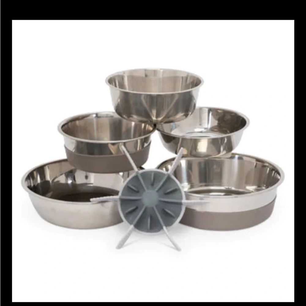 🎉 HP 🎉 Messy Mutts Universal Slow Feeder Bowl Insert with Suction 7.5